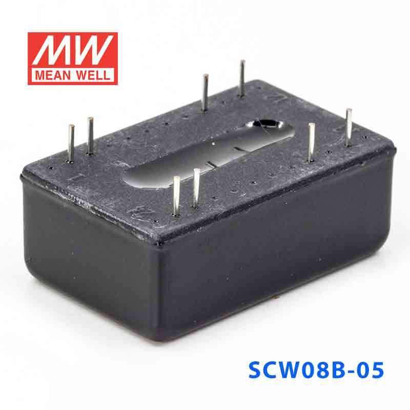 Mean Well SCW08B-05 DC-DC Converter - 8W 18~36V DC in 5V out 1.6A - SCW08B-05 - powersupplymall.com