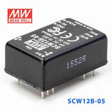Mean Well SCW12B-05 DC-DC Converter - 12W 18~36V DC in 5V out 2.4A - SCW12B-05 - powersupplymall.com