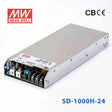 Mean Well SD-1000H-24 DC-DC Converter - 980W - 72~144V in 24V out 40A - SD-1000H-24 - powersupplymall.com
