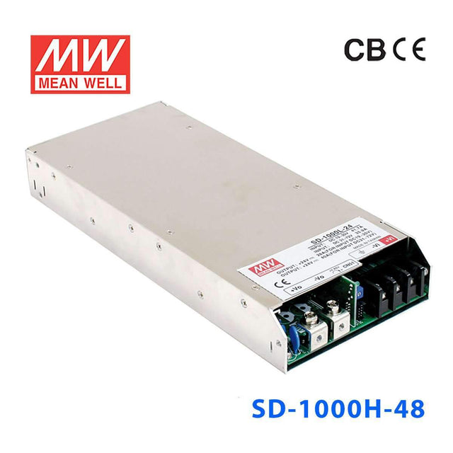 Mean Well SD-1000H-48 DC-DC Converter - 1000W - 72~144V in 48V out 21A - SD-1000H-48 - powersupplymall.com