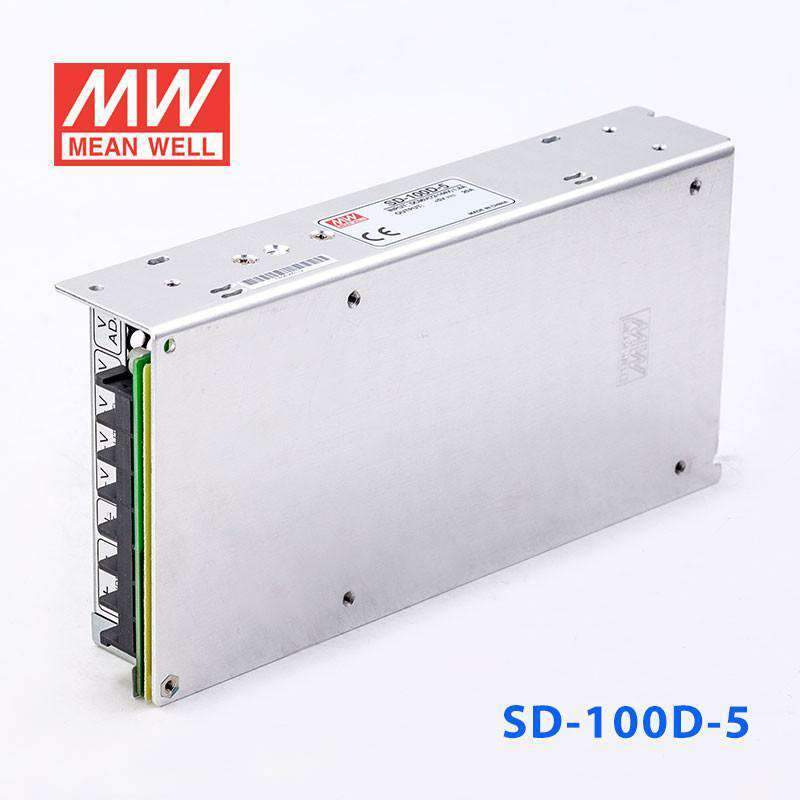 Mean Well SD-100D-5 DC-DC Converter - 100W - 72~144V in 5V out 18A - SD-100D-5 - powersupplymall.com