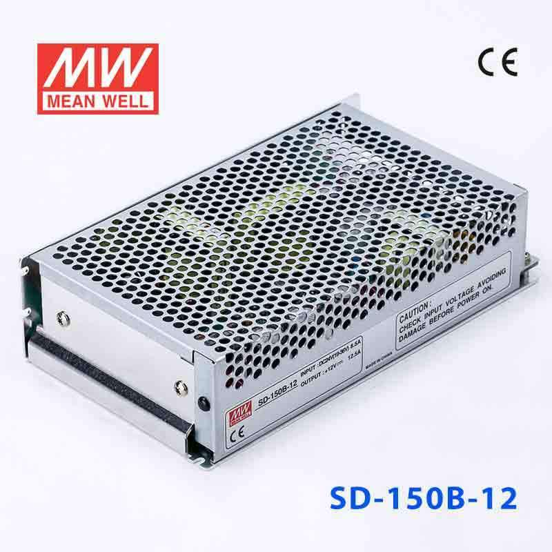 Mean Well SD-150B-12 DC-DC Converter - 150W - 19~36V in 12V out 12.5A - SD-150B-12 - powersupplymall.com