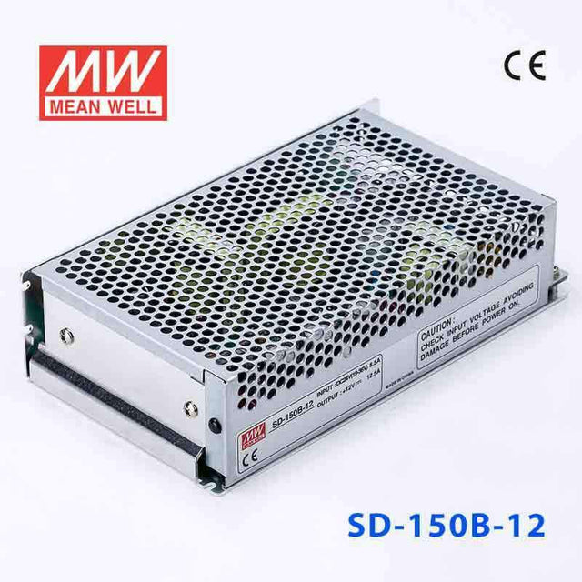 Mean Well SD-150B-12 DC-DC Converter - 150W - 19~36V in 12V out 12.5A - SD-150B-12 - powersupplymall.com