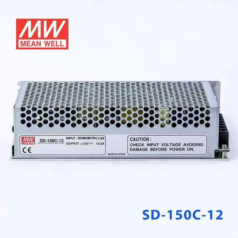 Mean Well SD-150C-12 DC-DC Converter - 150W - 36~72V in 12V out 12.5A - SD-150C-12 - powersupplymall.com
