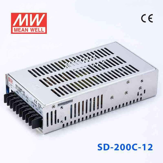 Mean Well SD - 200C - 12 DC - DC Converter - 200W - 36~72V in 12V out - SD - 200C - 12 - powersupplymall.com