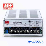 Mean Well SD-200C-24 DC-DC Converter - 201.6W - 36~72V in 24V out 8.4A - SD-200C-24 - powersupplymall.com