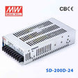 Mean Well SD-200D-24 DC-DC Converter - 201.6W - 72~144V in 24V out 8.4A - SD-200D-24 - powersupplymall.com
