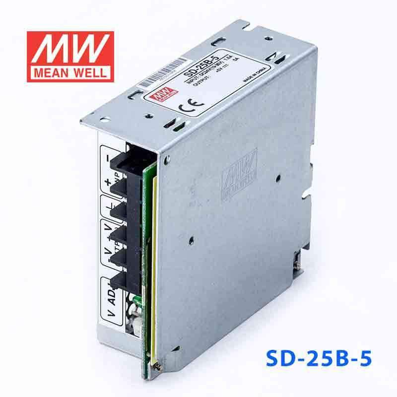 Mean Well SD-25B-5 DC-DC Converter - 25W - 19~36V in 5V out 5A - SD-25B-5 - powersupplymall.com