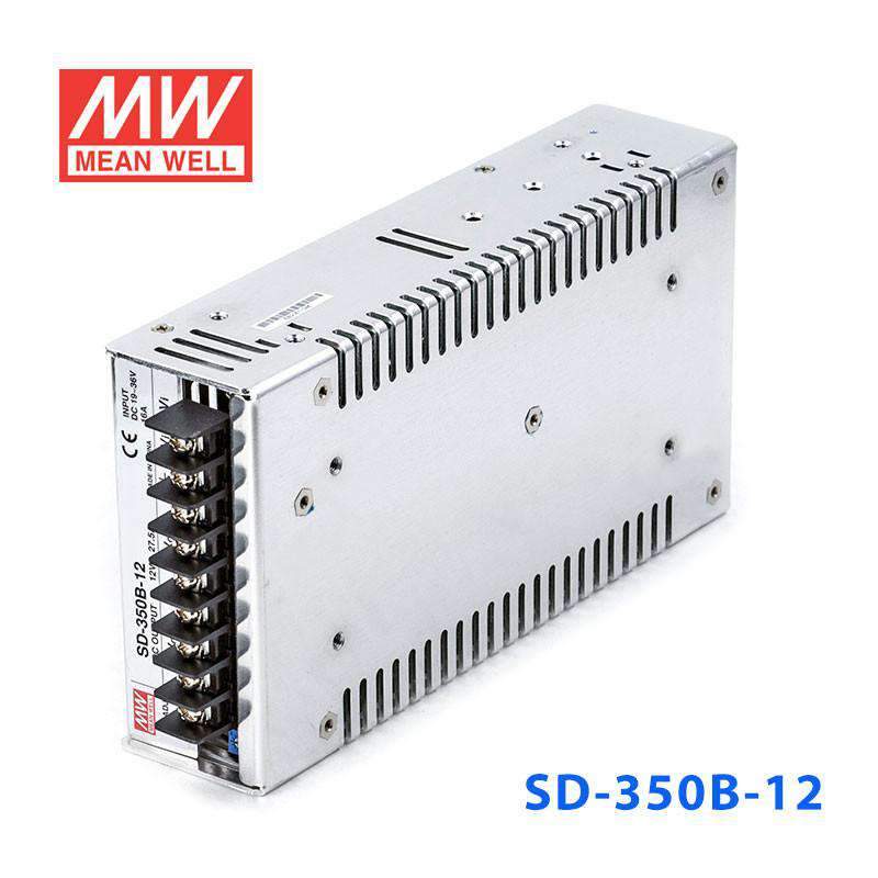 Mean Well SD-350B-12 DC-DC Converter - 330W - 19~36V in 12V out 27.5A - SD-350B-12 - powersupplymall.com