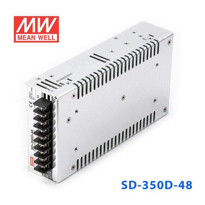 Mean Well SD-350D-48 DC-DC Converter - 350W - 72~144V in 48V out 7.3A - SD-350D-48 - powersupplymall.com