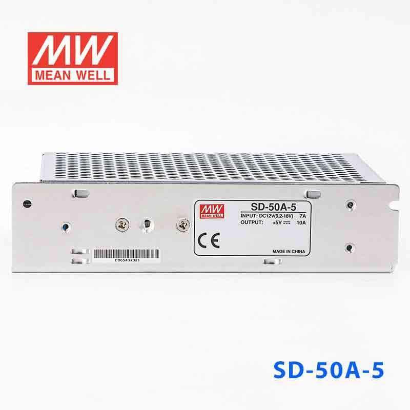 Mean Well SD-50A-5 DC-DC Converter - 50W - 9.2~18V in 5V out 10A - SD-50A-5 - powersupplymall.com