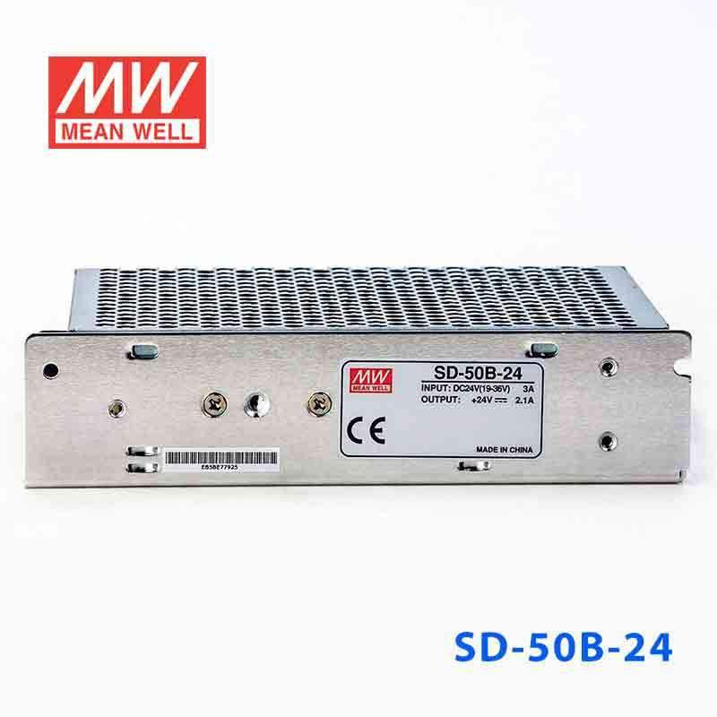 Mean Well SD-50B-24 DC-DC Converter - 50W - 19~36V in 24V out 2.1A - SD-50B-24 - powersupplymall.com