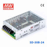 Mean Well SD-50B-24 DC-DC Converter - 50W - 19~36V in 24V out 2.1A - SD-50B-24 - powersupplymall.com