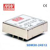 Mean Well SDM30-24S12 DC-DC Converter - 30W - 18~36V in 12V out 2.5A - SDM30-24S12 - powersupplymall.com
