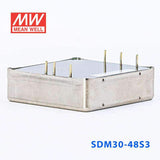 Mean Well SDM30 - 48S3 DC - DC Converter - 16.5W - 36~72V in 3.3V out - SDM30 - 48S3 - powersupplymall.com
