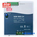 Mean Well SDR - 960 - 24 AC - DC Industrial DIN rail power supply 24Vdc 40A - SDR - 960 - 24 - powersupplymall.com