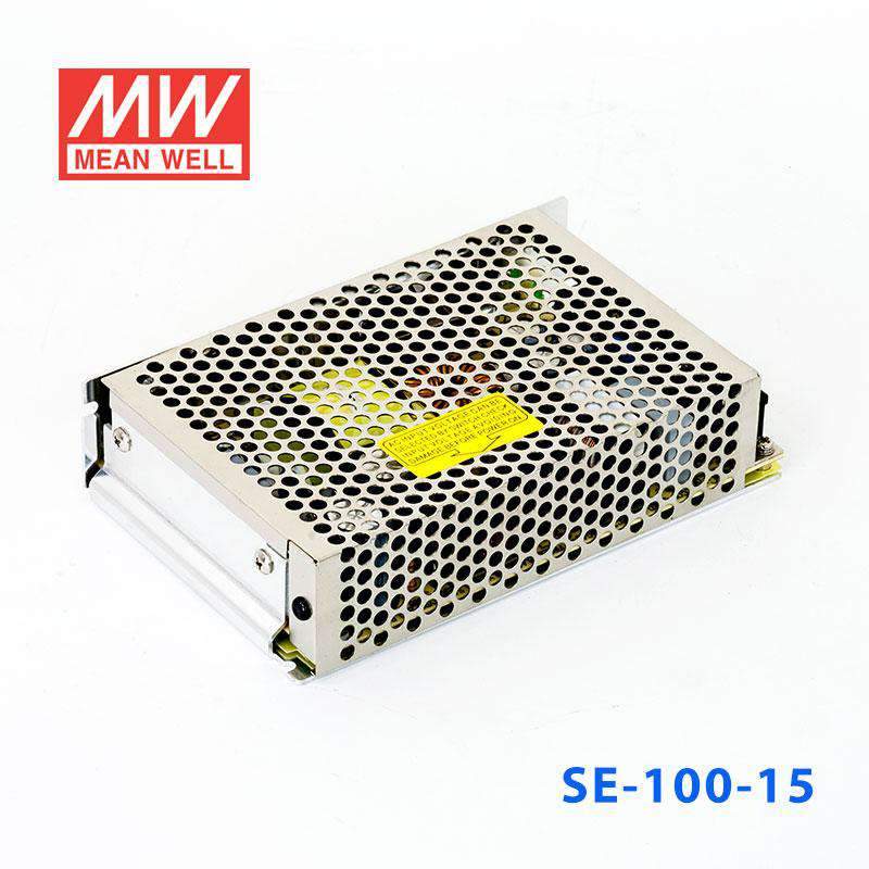 Mean Well SE-100-15 Power Supply 100W 15V 7A - SE-100-15 - powersupplymall.com