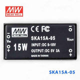 Mean Well SKA15A-05 DC-DC Converter - 9.9W - 9~18V in 5V out 3A - SKA15A-05 - powersupplymall.com
