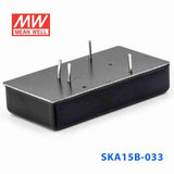 Mean Well SKA15B-033 DC-DC Converter - 15W - 18~36V in 3.3V out 3A - SKA15B-033 - powersupplymall.com