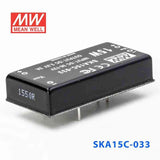 Mean Well SKA15C-033 DC-DC Converter - 15W - 36~72V in 3.3V out 3A - SKA15C-033 - powersupplymall.com