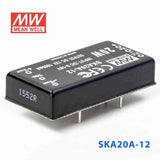 Mean Well SKA20A-12 DC-DC Converter - 20W - 9~18V in 12V out 1.66A - SKA20A-12 - powersupplymall.com