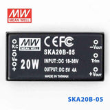 Mean Well SKA20B-05 DC-DC Converter - 20W - 18~36V in 5V out 4A - SKA20B-05 - powersupplymall.com