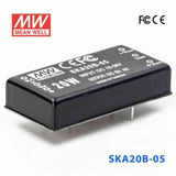 Mean Well SKA20B-05 DC-DC Converter - 20W - 18~36V in 5V out 4A - SKA20B-05 - powersupplymall.com