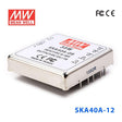 Mean Well SKA40A-12 DC-DC Converter - 35W - 9~18V in 12V out 3.33A - SKA40A-12 - powersupplymall.com