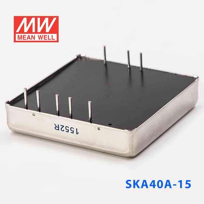 Mean Well SKA40A-15 DC-DC Converter - 35W - 9~18V in 15V out 2.67A - SKA40A-15 - powersupplymall.com