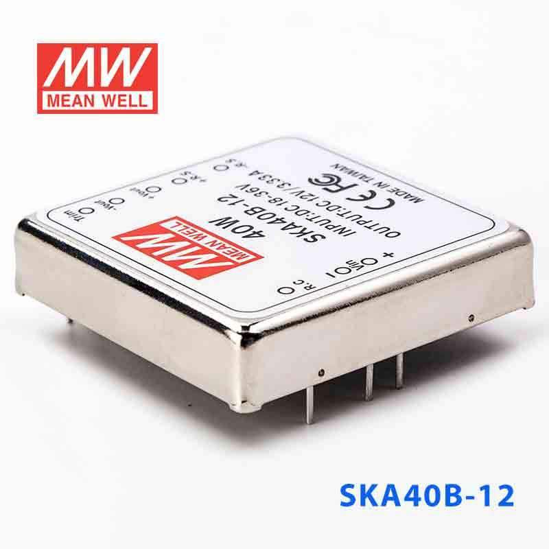 Mean Well SKA40B - 12 DC - DC Converter - 35W - 18~36V in 12V out - SKA40B - 12 - powersupplymall.com