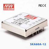 Mean Well SKA60A-12 DC-DC Converter - 60W - 9~18V in 12V out 5A - SKA60A-12 - powersupplymall.com