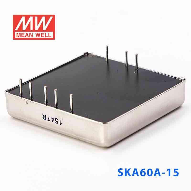 Mean Well SKA60A-15 DC-DC Converter - 60W - 9~18V in 15V out 4A - SKA60A-15 - powersupplymall.com