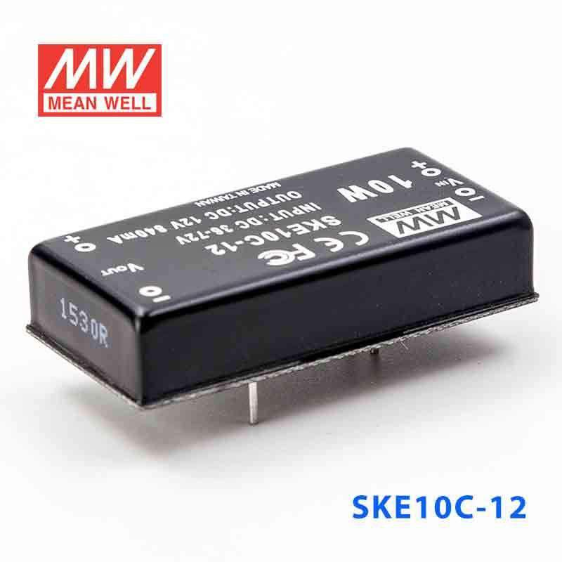 Mean Well SKE10C - 12 DC - DC Converter - 10W - 36~72V in 12V out - SKE10C - 12 - powersupplymall.com