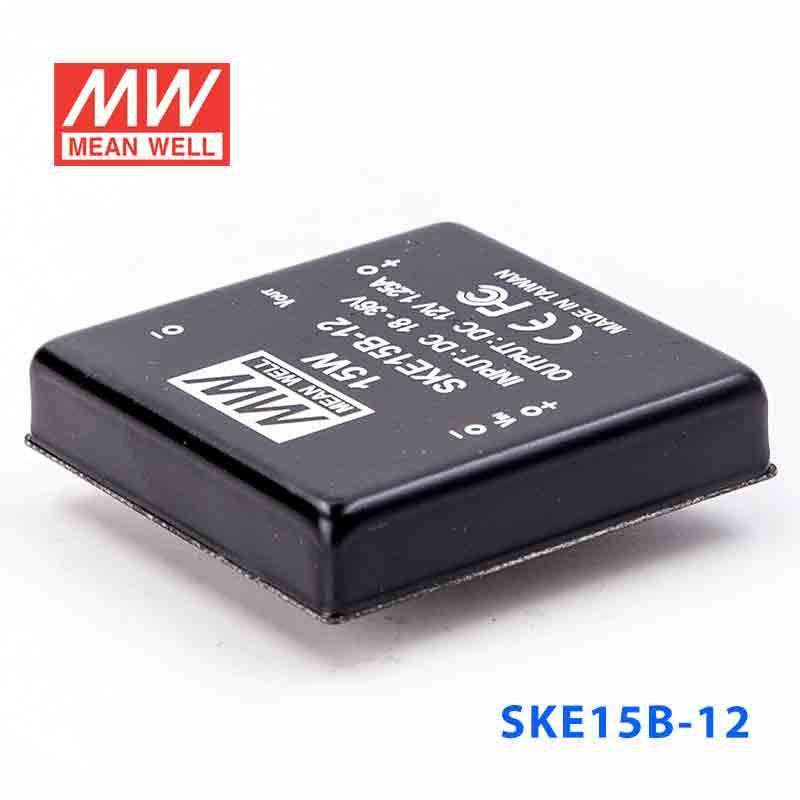 Mean Well SKE15B-12 DC-DC Converter - 15W - 18~36V in 12V out 1.25A - SKE15B-12 - powersupplymall.com