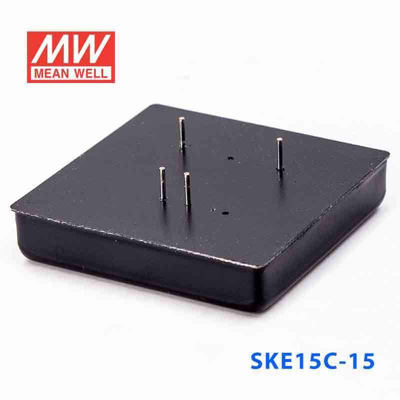 Mean Well SKE15C - 15 DC - DC Converter - 15W - 36~72V in 15V out - SKE15C - 15 - powersupplymall.com