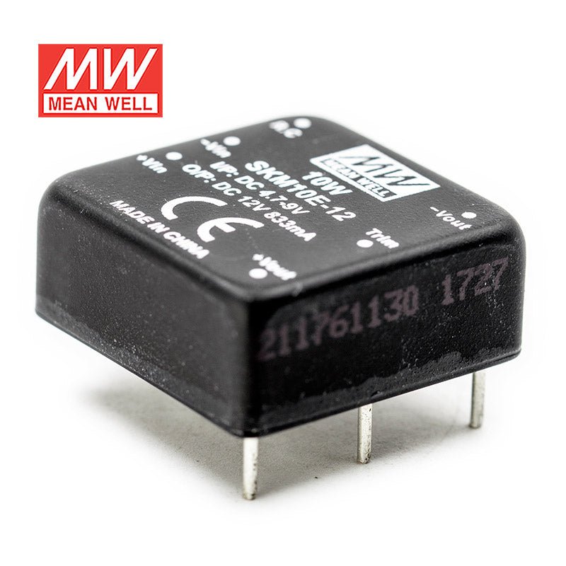 Mean Well SKM10E - 12 DC - DC Converter - 10W - 4.7~9V in 12V out - SKM10E - 12 - powersupplymall.com