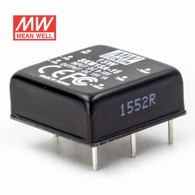 Mean Well SKM15A - 15 DC - DC Converter - 15W - 9~18V in 15V out - SKM15A - 15 - powersupplymall.com