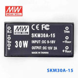 Mean Well SKM30A-15 DC-DC Converter - 30W - 9~18V in 15V out 2A - SKM30A-15 - powersupplymall.com