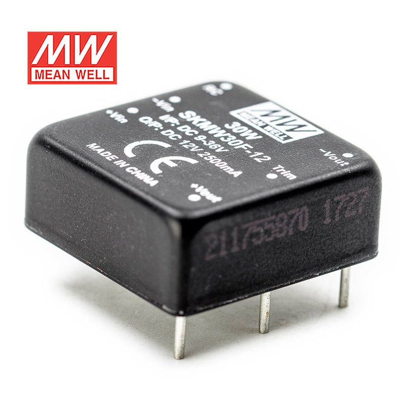 Mean Well SKMW30F - 12 DC - DC Converter - 30W - 9~36V in 12V out - SKMW30F - 12 - powersupplymall.com