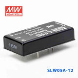 Mean Well SLW05A-12 DC-DC Converter - 5W - 9~18V in 12V out 417mA - SLW05A-12 - powersupplymall.com