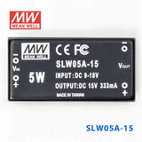 Mean Well SLW05A-15 DC-DC Converter - 5W - 9~18V in 15V out 333mA - SLW05A-15 - powersupplymall.com