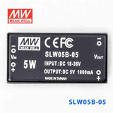 Mean Well SLW05B-05 DC-DC Converter - 5W - 18~36V in 5V out 1A - SLW05B-05 - powersupplymall.com