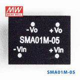 Mean Well SMA01M - 05 DC - DC Converter - 1W - 10.8~13.2V in 5V out - SMA01M - 05 - powersupplymall.com