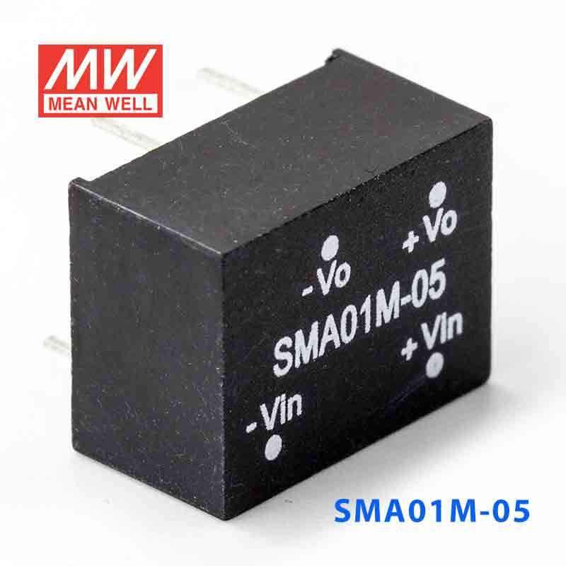 Mean Well SMA01M - 05 DC - DC Converter - 1W - 10.8~13.2V in 5V out - SMA01M - 05 - powersupplymall.com