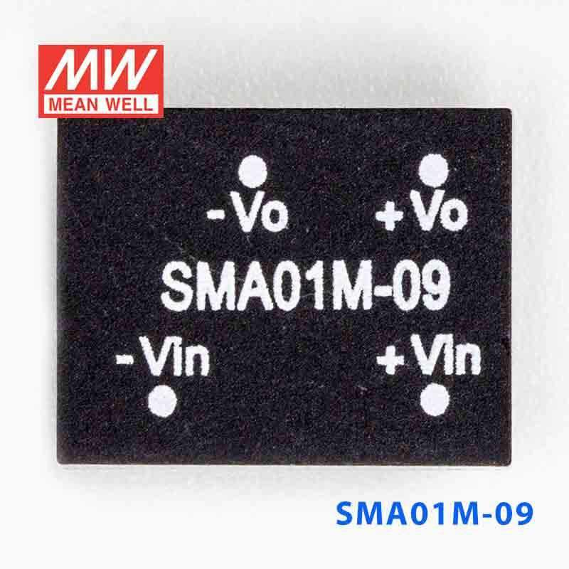 Mean Well SMA01M - 09 DC - DC Converter - 1W - 10.8~13.2V in 9V out - SMA01M - 09 - powersupplymall.com
