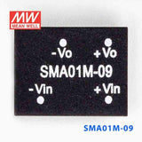 Mean Well SMA01M - 09 DC - DC Converter - 1W - 10.8~13.2V in 9V out - SMA01M - 09 - powersupplymall.com