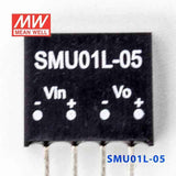 Mean Well SMU01L-05 DC-DC Converter - 1W - 4.5~5.5V in 5V out 200mA - SMU01L-05 - powersupplymall.com