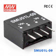 Mean Well SMU01L-09 DC-DC Converter - 1W - 4.5~5.5V in 9V out 110mA - SMU01L-09 - powersupplymall.com