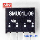 Mean Well SMU01L-09 DC-DC Converter - 1W - 4.5~5.5V in 9V out 110mA - SMU01L-09 - powersupplymall.com