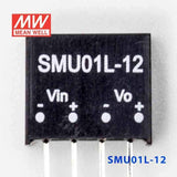 Mean Well SMU01L-12 DC-DC Converter - 1W - 4.5~5.5V in 12V out 84mA - SMU01L-12 - powersupplymall.com
